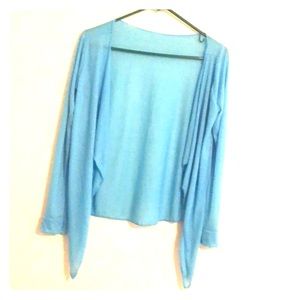 Blue cardigan